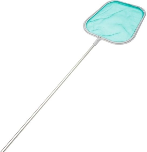 Plochý bazénový podběrák s hliníkovou tyčí GRE 122 cm