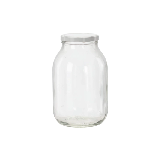 Sklenice 3 l s víčkem 100 mm Chomik, sada 2 ks