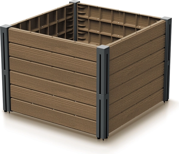 Vyvýšený záhon Base Plant – modulární plastový záhon pro zahradu, terasu a balkón