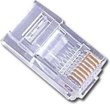 Síťové konektory RJ45 8P8C pro UTP kabel - 100 ks