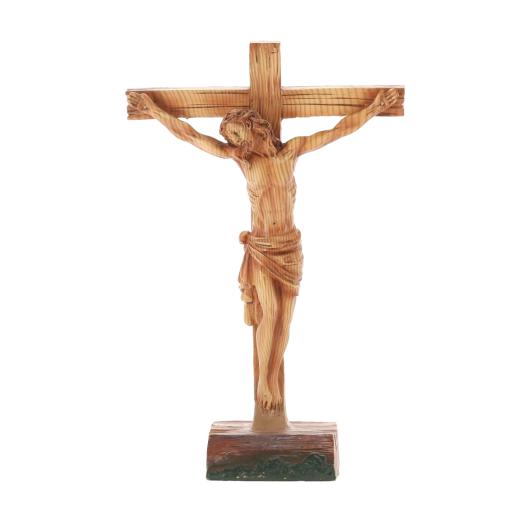 Stojací kříž s figurou Ježíše z polyresinu