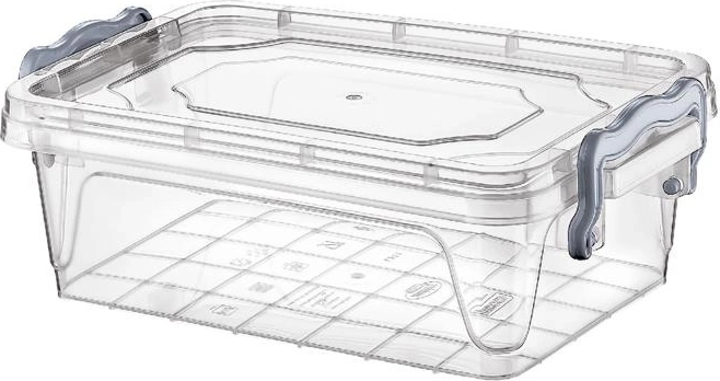 Obdélníkový plastový box Multi Box 0,6 l se vzduchotěsným víkem