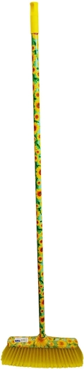 Smeták s dlouhou holí 120 cm – plastový, mix dekorů