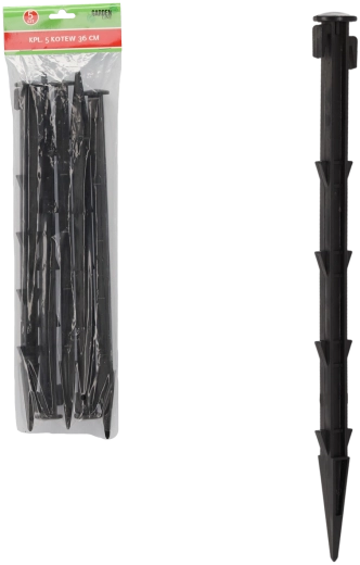 Sada kotvících kolíků z plastu 36 cm (5 ks)