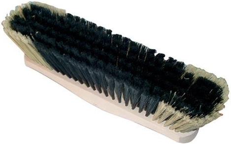 Smeták 28 cm dřevěný nelakovaný s PET vlákny, bez závitu