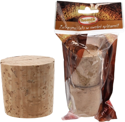 Ekologické korkové zátky 45 mm pro skleněné demižony 10–34 l, sada 2 ks