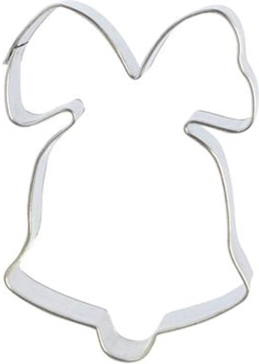 Vykrajovátko na cukroví zvonek s mašlí 7 cm