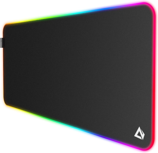 Aukey RGB herní podložka pod myš a klávesnici XXL 900 × 400 × 4 mm