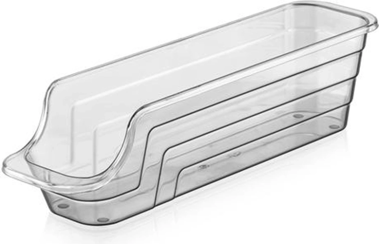 Plastový organizér mini, čirý antracit