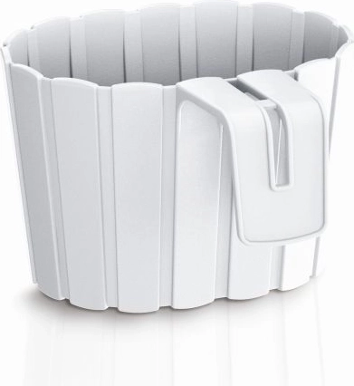 Závěsný květináč Boardee Hook 19,4 cm – bílý