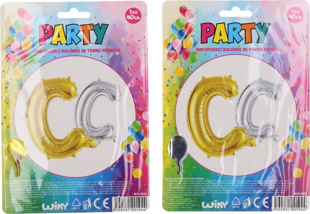 Nafukovací balónek písmeno C 40 cm
