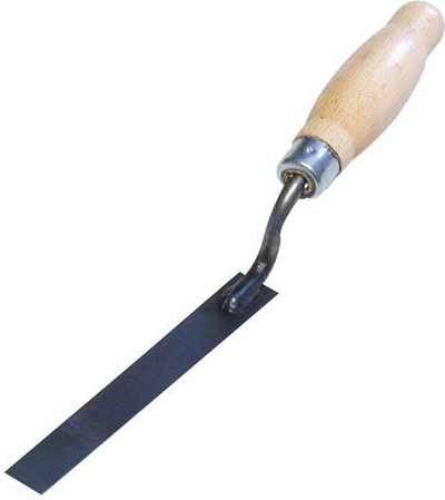 Modelovací lžíce ocelová 140 × 20 mm s lakovanou dřevěnou rukojetí