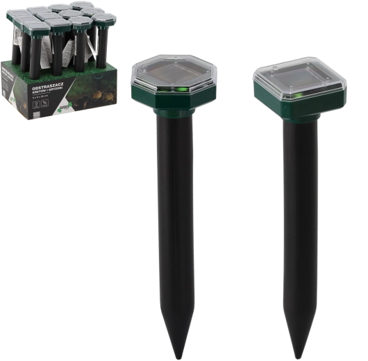 Solární odpuzovač krtků a hlodavců 6 × 6 × 26 cm