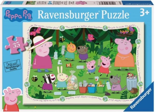 Puzzle 35 dílků Peppa Pig