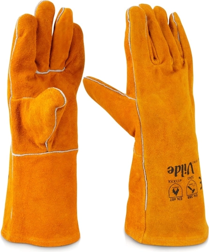 Kožené grilovací ochranné rukavice XL – 2 ks