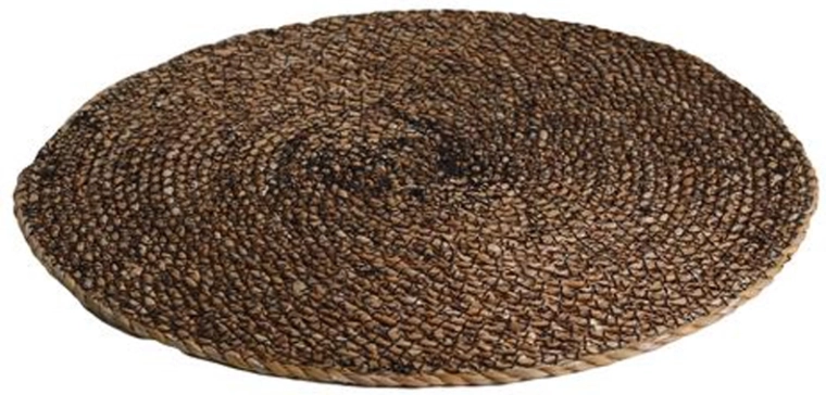 Prošívané kulaté prostírání z mořské trávy 38 cm