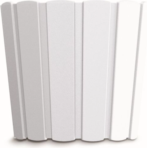 Plastový květináč Boardee Basic 19,9 cm – bílý