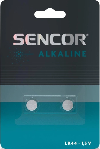 Sencor alkalické knoflíkové baterie LR44 1,5 V - 2 ks