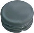 Kulatá zátka 30 mm z LDPE, černá (20 ks)