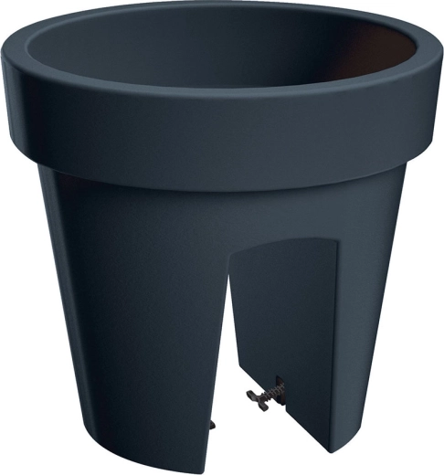 Květináč na zábradlí Lofly Railing 24,5 cm antracit