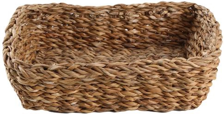 Košík z mořské trávy obdélníkový 29 × 23 × 8 cm