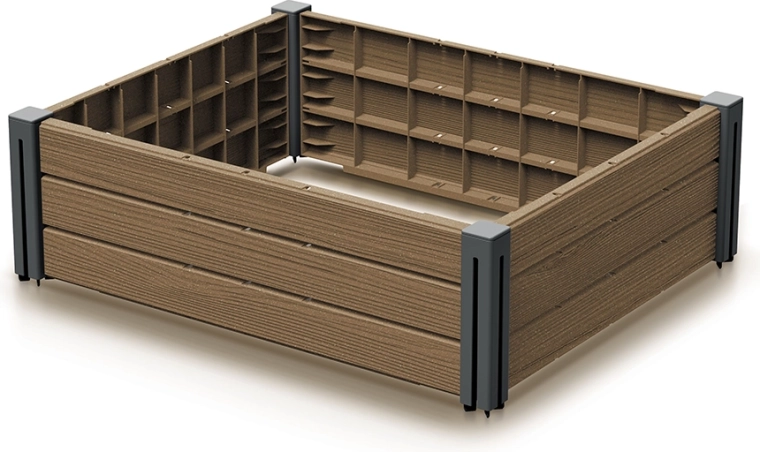 Vyvýšený zahradní záhon z plastu Naturo ECO 75,6 cm BASE PLANT