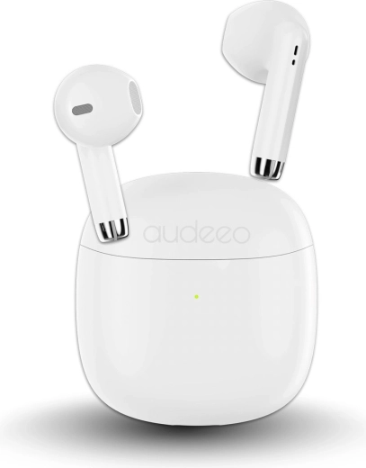 True wireless sluchátka Audeeo Orbiter II bílé