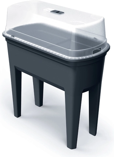 sadbovač s polykarbonátovým víkem Botanic 77,5 cm – antracit