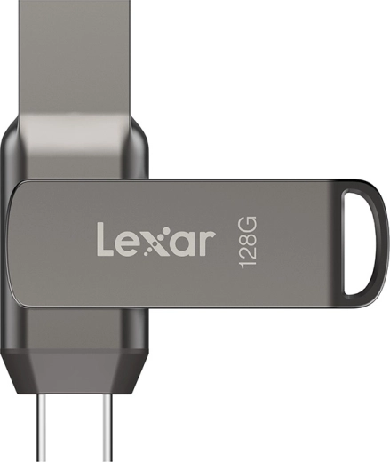 Lexar JumpDrive D400 dual USB flash disk USB‑C/USB‑A 128 GB