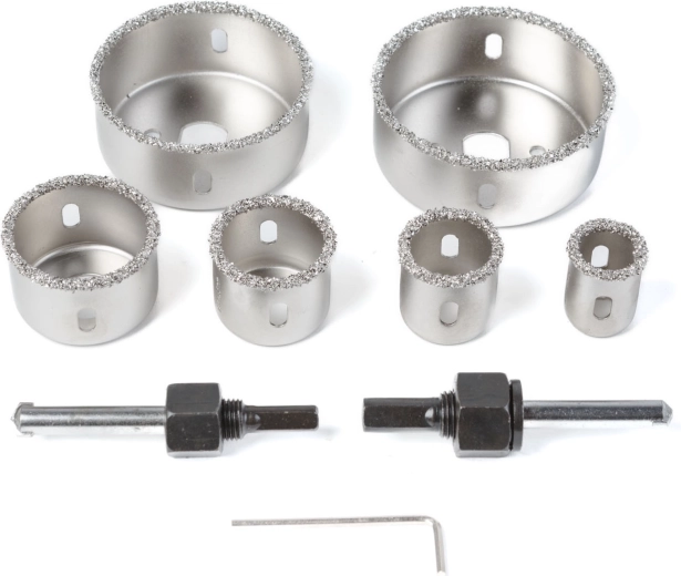 Sada karbidových děrovacích pil 22–73 mm