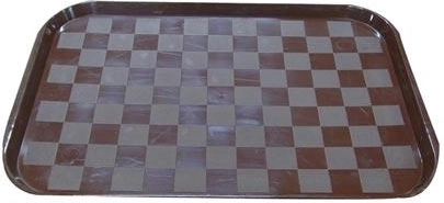 Plastový servírovací tác 49 × 35 cm, mix barev