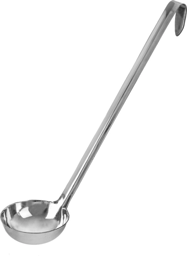 Nerezová naběračka 45 ml, 26 cm