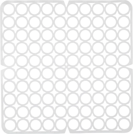 Elastická mřížka do dřezu 27,5 × 27,5 cm – Bílá