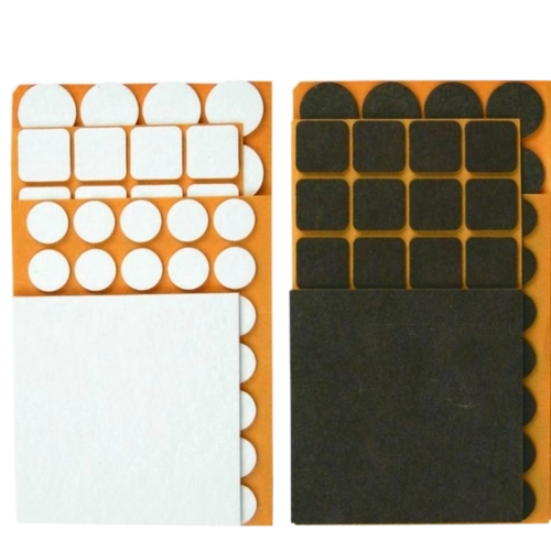 Samolepicí filcové podložky na nábytek pro ochranu podlah