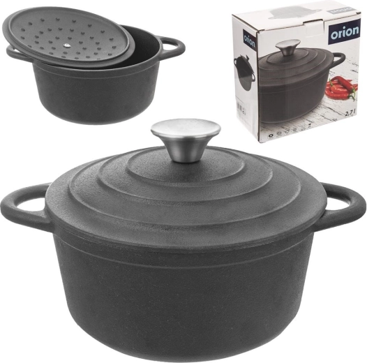 Litinový hrnec s poklicí Orion Litina 20 cm, 2,7 l