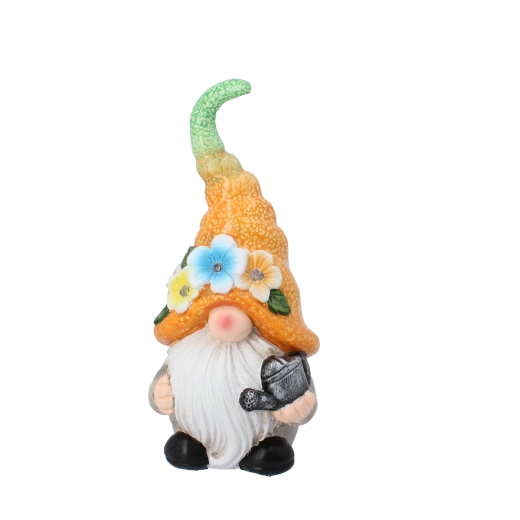 Zahradní skřítek s LED osvětlením – dekorace chlapec nebo dívka, sada 2 ks