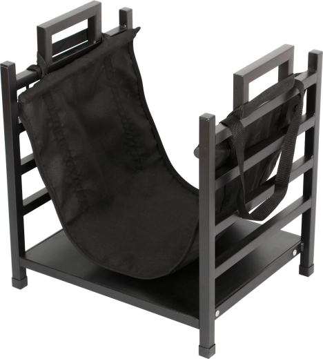 Stojan na krbové dřevo s vyjímatelným nosičem