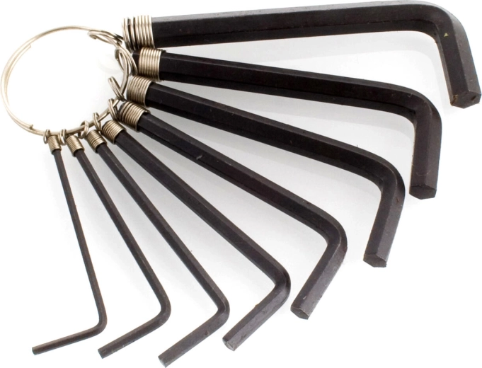 Sada imbusových klíčů 1,5–6 mm, 8 dílů