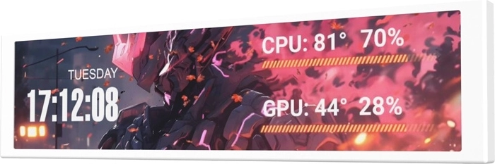 Darkflash V92 9,2" IPS monitor bílý
