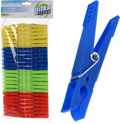 Plastové kolíčky na prádlo Ultra Clean 100 ks