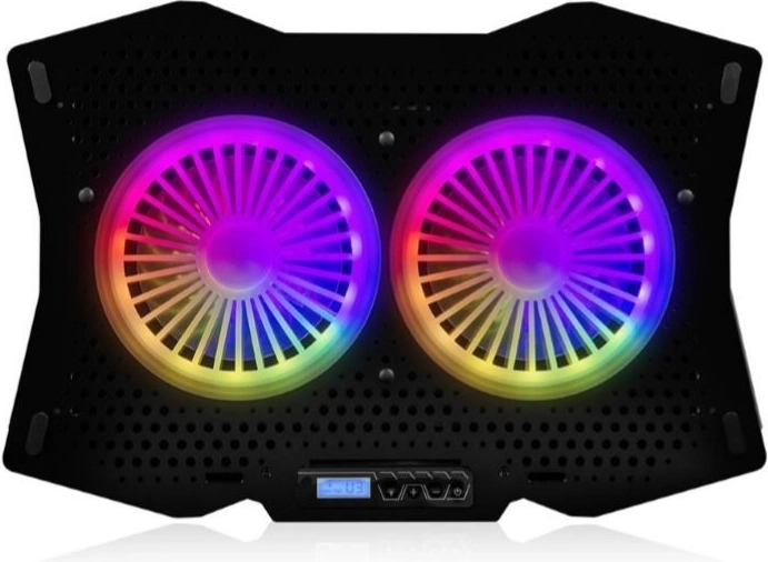 Modecom silent fan rgb chladicí podložka pod notebook