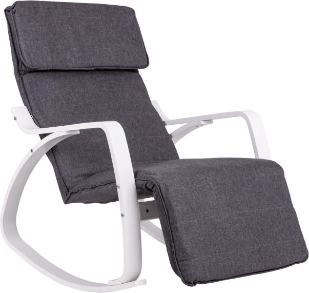 Houpací křeslo s nastavitelnou opěrkou nohou od ModernHome