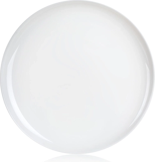 Skleněný talíř na pizzu 32 cm FRIEND'S TIME, bílý