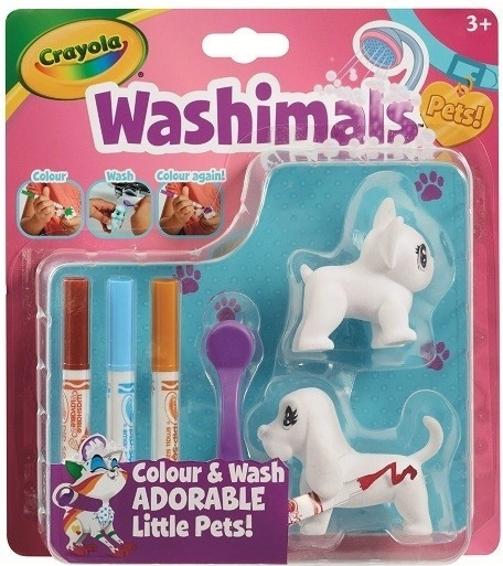 Crayola Washimals – omyvatelní pejsci v blistru