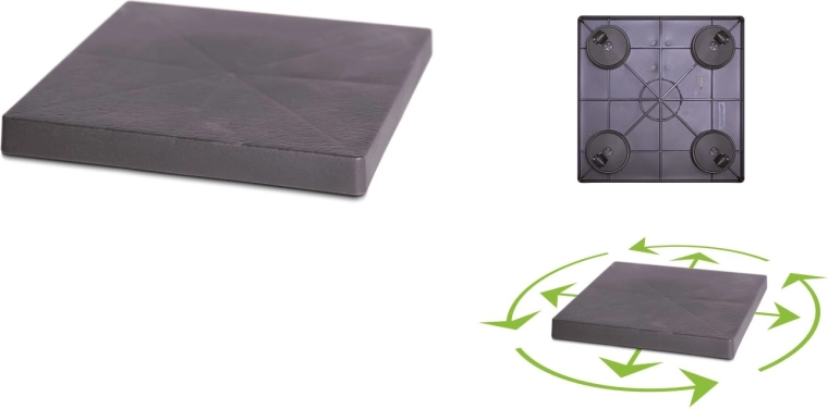Pojízdná podložka pod květináče 39 cm antracit