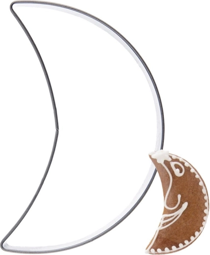 Nerezové vykrajovátko měsíc 6 cm