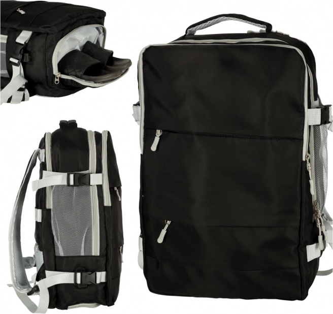 Vodotěsný cestovní batoh s USB portem do letadla