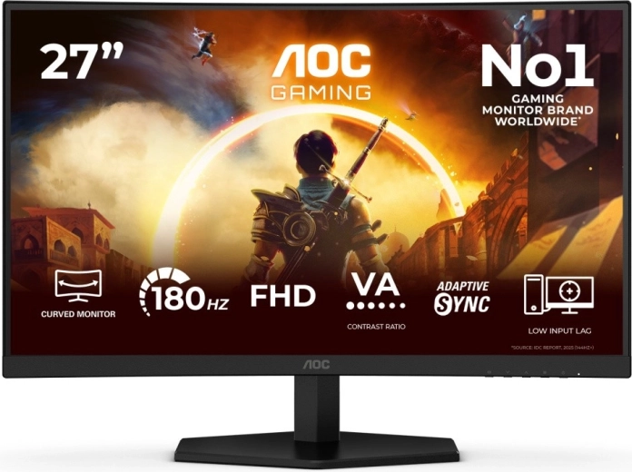 Monitor AOC Gaming C27G42FE 27" zakřivený VA 180 Hz