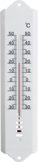 Univerzální bílý teploměr 25 cm