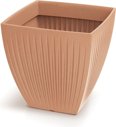 Plastový květináč Latia Square 48 cm terakota